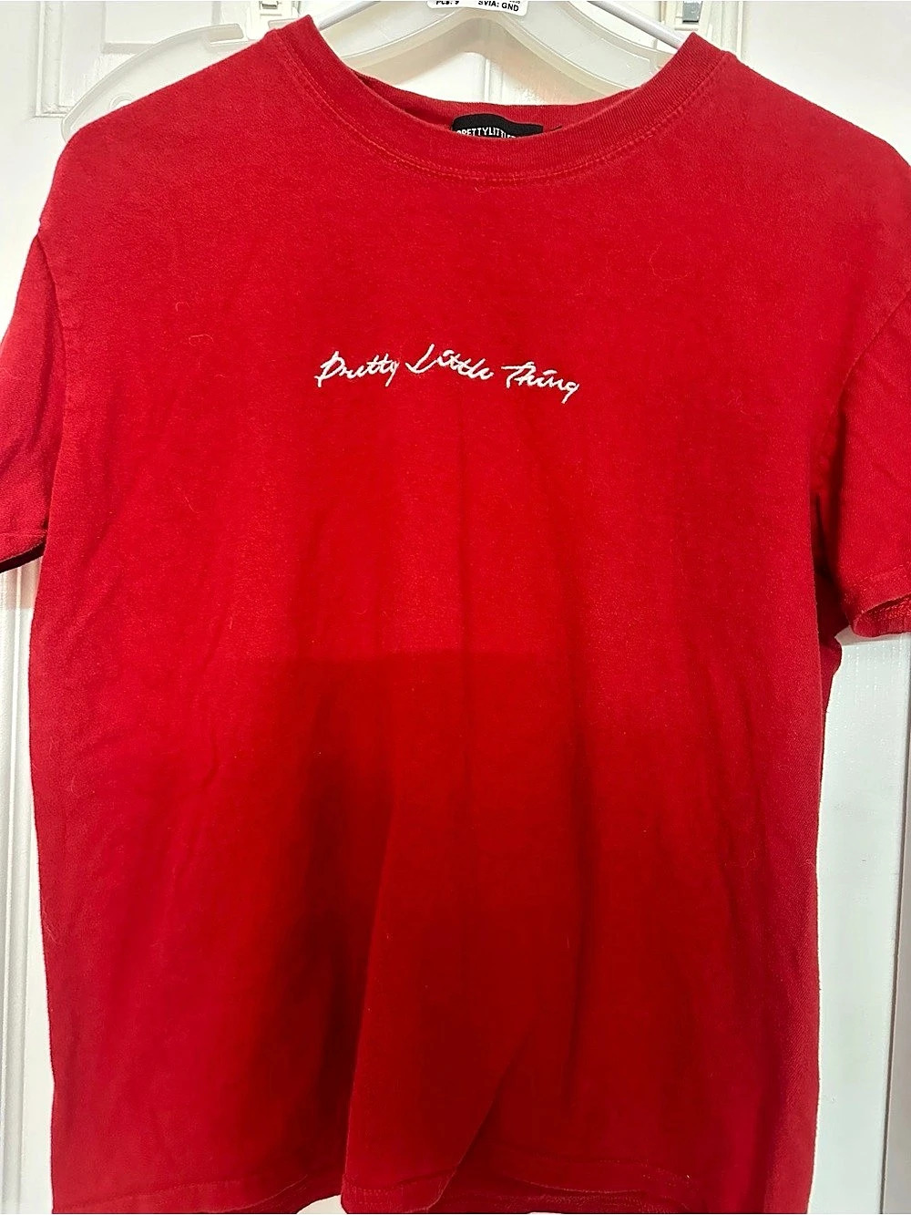 Pretty Little Thing Red Short Sleeve T-Shirt